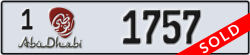 abu dhabi - code - 1 - number -1757