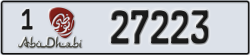 abu dhabi - code - 1 - number -27223