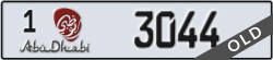 abu dhabi - code - 1 - number -3044