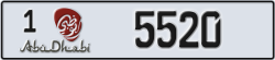 abu dhabi - code - 1 - number -5520