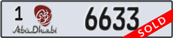 abu dhabi - code - 1 - number -6633