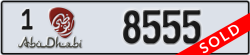 abu dhabi - code - 1 - number -8555