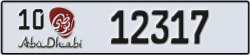 abu dhabi - code - 10 - number -12317
