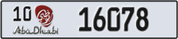 abu dhabi - code - 10 - number -16078