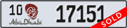 abu dhabi - code - 10 - number -17151