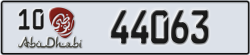abu dhabi - code - 10 - number -44063