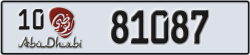 abu dhabi - code - 10 - number -81087