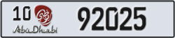 abu dhabi - code - 10 - number -92025