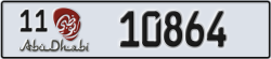 abu dhabi - code - 11 - number -10864