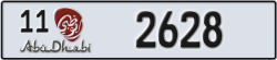 abu dhabi - code - 11 - number -2628