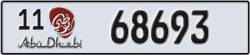 abu dhabi - code - 11 - number -68693