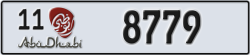abu dhabi - code - 11 - number -8700