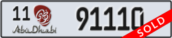 abu dhabi - code - 11 - number -91110