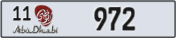 abu dhabi - code - 11 - number -972