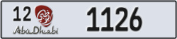 abu dhabi - code - 12 - number -1126