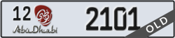 abu dhabi - code - 12 - number -2101