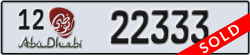 abu dhabi - code - 12 - number -22333