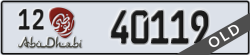 abu dhabi - code - 12 - number -40119