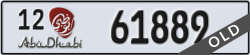 abu dhabi - code - 12 - number -61889