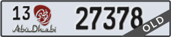 abu dhabi - code - 13 - number -27378