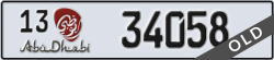 abu dhabi - code - 13 - number -34058