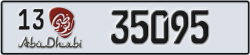 abu dhabi - code - 13 - number -35095