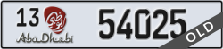 abu dhabi - code - 13 - number -54025