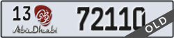 abu dhabi - code - 13 - number -72110
