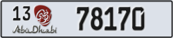 abu dhabi - code - 13 - number -78170