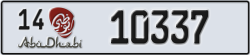 abu dhabi - code - 14 - number -10337