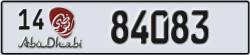 abu dhabi - code - 14 - number -84083