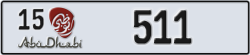 abu dhabi - code - 15 - number -511