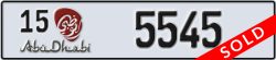 abu dhabi - code - 15 - number -5545