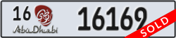 abu dhabi - code - 16 - number -16169
