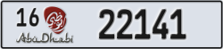 abu dhabi - code - 16 - number -22141