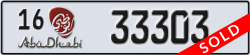 abu dhabi - code - 16 - number -33303