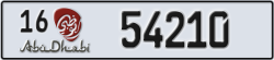 abu dhabi - code - 16 - number -54210