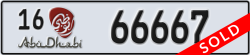 abu dhabi - code - 16 - number -66667