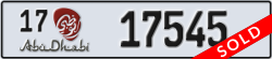 abu dhabi - code - 17 - number -17545