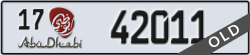 abu dhabi - code - 17 - number -42011