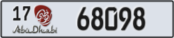 abu dhabi - code - 17 - number -68098