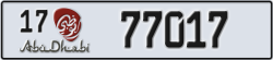 abu dhabi - code - 17 - number -77017