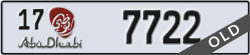 abu dhabi - code - 17 - number -7722