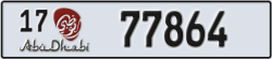 abu dhabi - code - 17 - number -77864