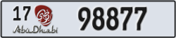 abu dhabi - code - 17 - number -98877