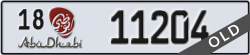 abu dhabi - code - 18 - number -11204