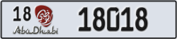 abu dhabi - code - 18 - number -18018