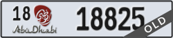 abu dhabi - code - 18 - number -18825