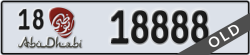 abu dhabi - code - 18 - number -18888