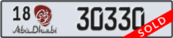 abu dhabi - code - 18 - number -30330